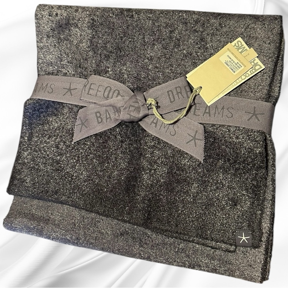 NWT Barefoot Dreams CozyChic Lite Confetti Scarf Deep Sea Blue Indigo